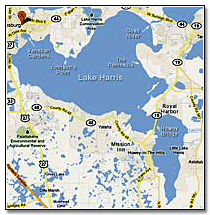 Lake Harris Florida Map 